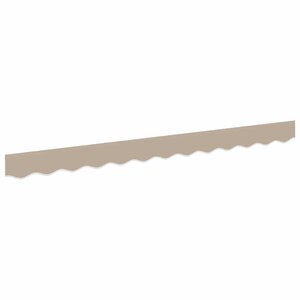 vidaXL Bande de auvent Beige 3.3 x 0.2 m Toile