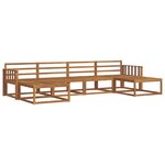 vidaXL Ensemble de canapés d'extérieur 6 pc Naturel