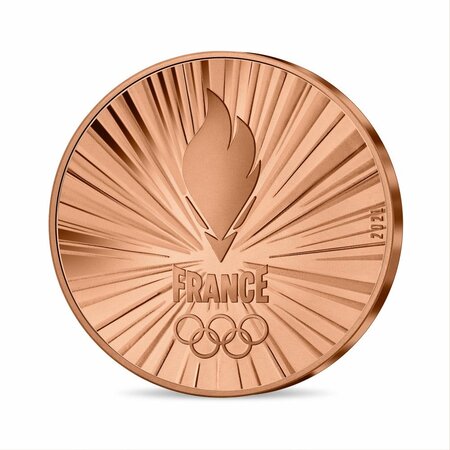 Monnaie de 1/4€ - Equipe de France Olympique et Paralympique - 1/4€ Millésime 2021
