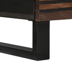 vidaXL Meuble TV - 80x33.5x46 cm  fait en bois massif et bois d'ingénierie.