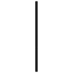 vidaXL Tête de lit métal noir 75 cm