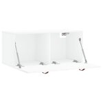 vidaXL Armoire murale blanc 80x36 5x35 cm bois d'ingénierie