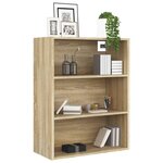 vidaXL Armoire murale suspendue Chêne sonoma 69 5x32 5x90 cm