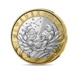 Signes astros - Cancer - Monnaie de 5€ métal commun