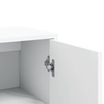 vidaXL Buffet blanc 60x31x84 cm bois d'ingénierie