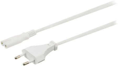 Cable d'Alimentation Bipolaire 5 m (Blanc)