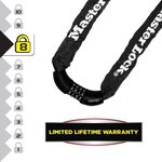 Master Lock Chaîne et serrure à combinaison Acier 90cmx8mm 8392EURDPRO