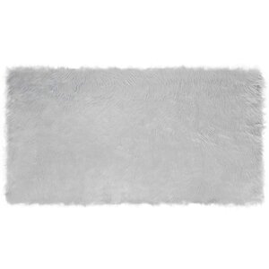 vidaXL Tapis Gris 80 x 150 cm Acrylique polyester