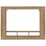 vidaXL Meuble TV chêne artisanal 152 x 22 x 113 cm Bois d'ingénierie