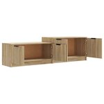 vidaXL Meuble TV Chêne sonoma 158 5x36x45 cm Bois d'ingénierie