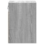 vidaXL Meubles TV muraux et lumières LED 2 Pièces sonoma gris 41x31x45 cm