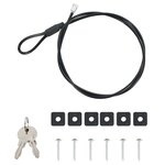 vidaXL Coffre de voiture avec verrouillage Noir 21.8 x 16 x 7 cm Acier