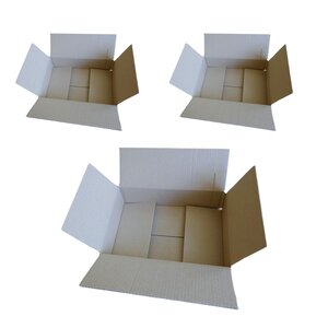 3 cartons d'emballage 31 x 21 x 7 5 cm