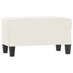 vidaXL Banc Beige 70x35x41 cm Tissu microfibre