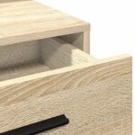 vidaXL Coiffeuse Chêne sonoma 79 x 41 x 135 cm Bois d'ingénierie