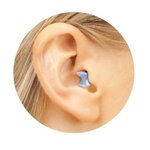 Bouchons d'oreilles antibruit & anti-pression acoufun travel- small + masque offert