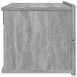 vidaXL Table de chevet Sonoma gris 40x30x30 cm Bois d'ingénierie