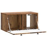 vidaXL Meuble TV mural Bois ancien 59 5 x 31 x 30 cm Bois d'ingénierie