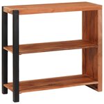vidaXL Étagère Marron 80 x 30 x 75 cm Bois d'acacia massif