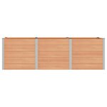 vidaXL Jardinière surélevée Marron 300 x 100 x 91 cm
