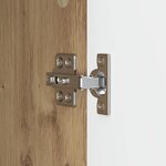 vidaXL Buffet Chêne artisanal 66 x 34 5 x 90 cm Bois d'ingénierie