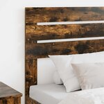 vidaXL Tête de lit Chêne fumé 90 cm Bois d'ingénierie