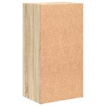 vidaXL Bibliothèque à 2 niveaux Chêne sonoma Bois d’ingénierie