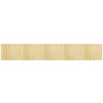 vidaXL Tapis rectangulaire naturel clair 80x500 cm bambou