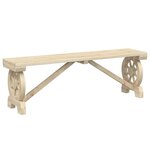 vidaXL Banc de jardin 115 cm bois de sapin massif