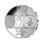 Monnaie 10€ Argent - Jeux Olympiques de Paris 2024 - Handover - De Tokyo à Paris - Qualité BE - Millésime 2021