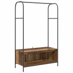 vidaXL Porte-vêtements Marron 100 x 44 x 160 cm Bois d'ingénierie