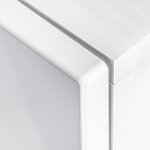 vidaXL Ensemble Meuble mural TV 5 Pièces lumières LED Haute Brillance