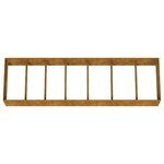 vidaXL Lit surélevé de jardin 280x80x40 cm acier corten