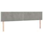 vidaXL Sommier à lattes de lit et matelas Gris clair 200x200cm Velours