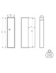 THIRARD - Armoire à fusils Durban  fermeture par clé  2 pênes  capacité de 3 fusils - THIRARD