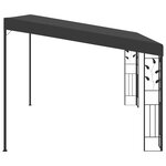 vidaXL Belvédère à montage mural 4x3x2 5 m Anthracite