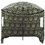 vidaXL Umbrella de pêche Camouflage 220 x 193 cm Polyester Oxford