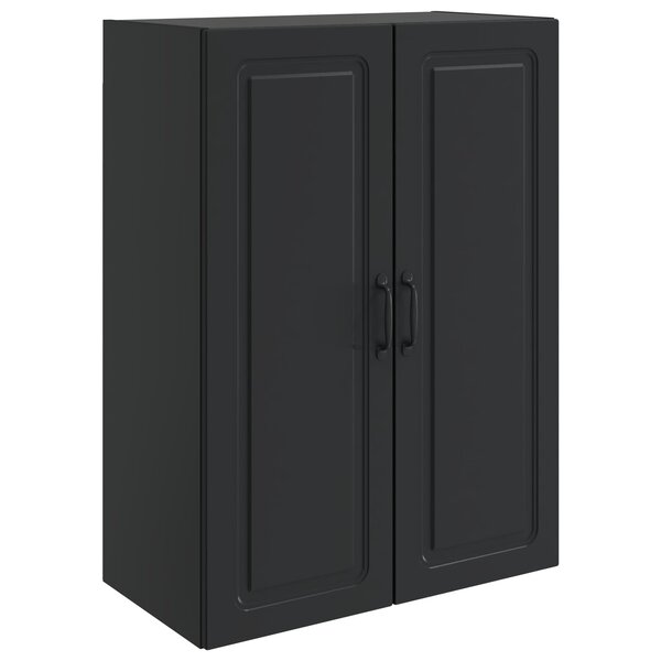 vidaXL Armoire Murale 66 x 34 5 x 90 cm Bois d'ingénierie Noir