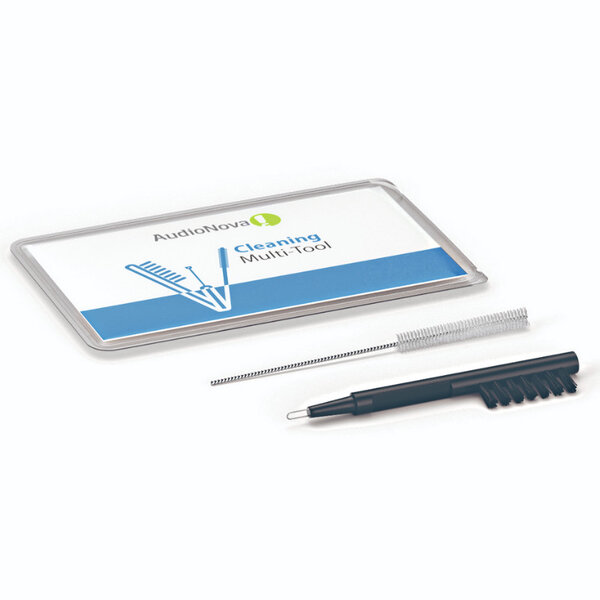 Audionova - brosse de nettoyage 3 en 1 pour appareil auditif