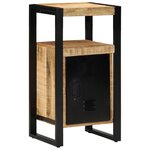 vidaXL Armoire de salle de bain 40x35x75 cm en bois massif brut de manguier