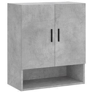 vidaXL Armoire murale gris béton 60x31x70 cm bois d'ingénierie