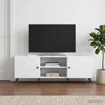 vidaXL Meuble TV Blanc 150 x 31 x 50 cm Bois d'ingénierie