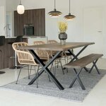 6 Fauteuils en polyrotin TRIESTE