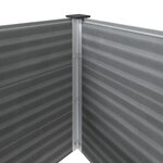 vidaXL Lit surélevé de jardin WPC 100x100x54 cm Gris