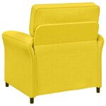 vidaXL Canapé 100  polyester  cadre en métal  MDF  Contreplaqué