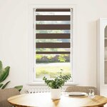 Store enrouleur tamisant 40 x 100 cm marron