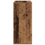 vidaXL Buffet avec tiroir Vieux bois 60 x 31 x 70 cm Bois d'ingénierie
