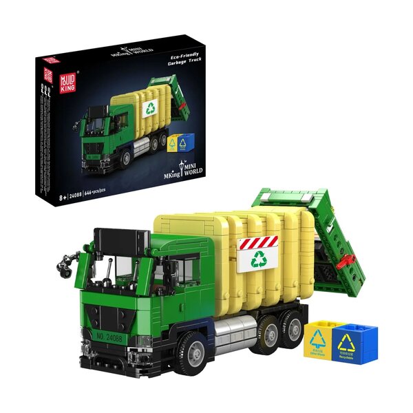 Mould King 24088 - Camion-poubelle écologique