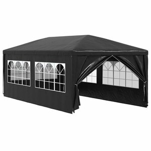 vidaXL Tente de réception 3x6 m Anthracite