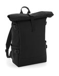 Sac à dos roll-top 22L - compartiment ordinateur - BG858 - noir